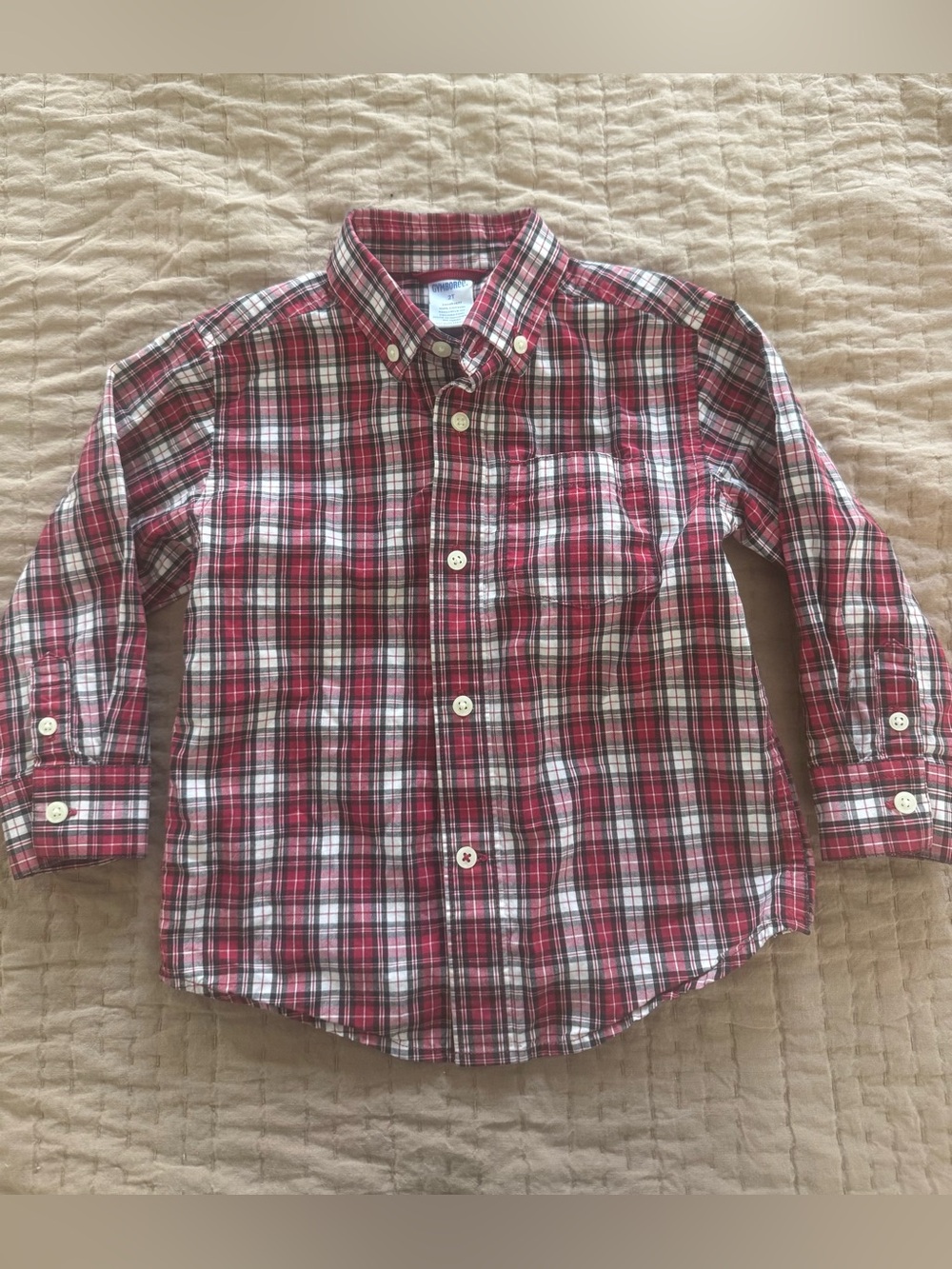 Boys Gymboree Button Down Long Sleeve Shirt
